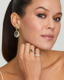 Floral Pear Shape Earrings