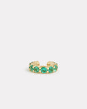 Emerald Ear Cuff