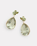 Floral Pear Shape Earring