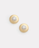 Disc Studs with Diamond Stars