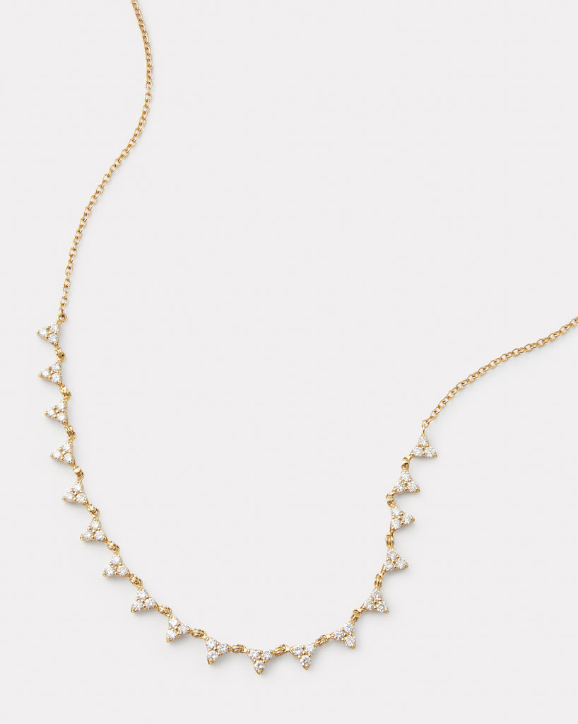 Diamond Cluster Necklace