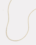 Petite Graduated Signature Set Diamond Necklace
