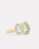 Aquamarine Oval Ring