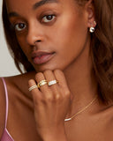 Linked Star Set Diamond Band