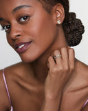 Diamond Leaf Studs