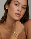 Aladdin Link Bracelet with Diamond Link