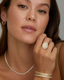 Diamond Oval Cocktail Ring