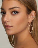 Marquis Earrings with Diamonds