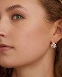 Diamond Edge Morganite Earring