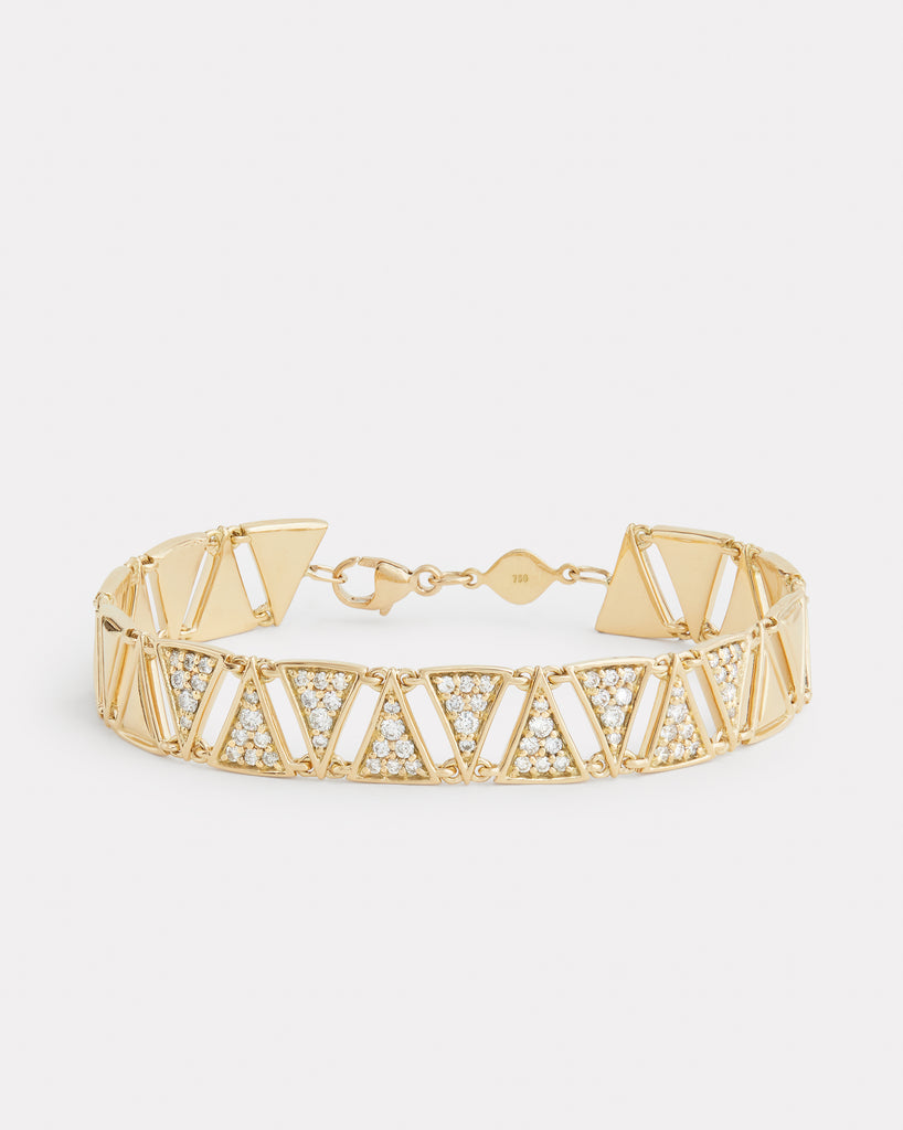 Spike Bracelet with Diamonds