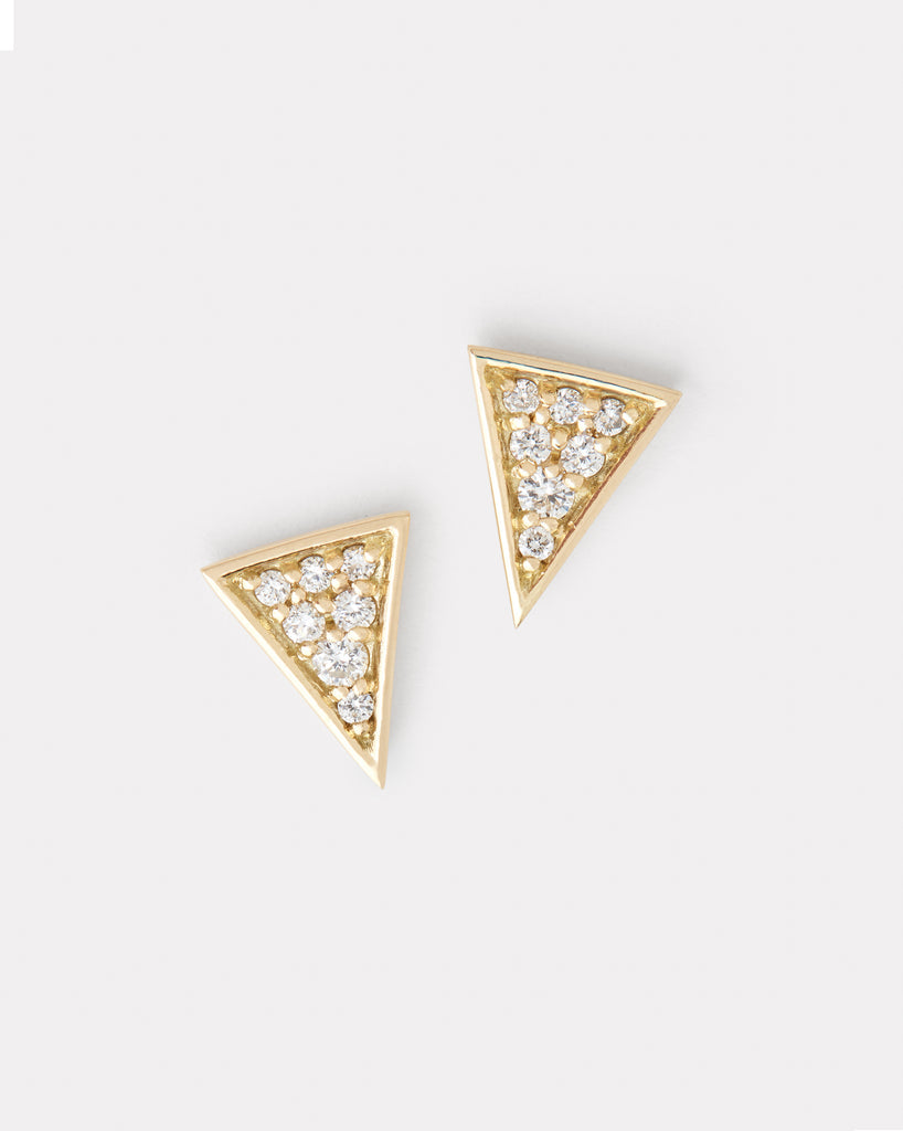 Spike Stud with Diamonds