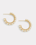 Signature Set Graduated Pearl Hoops