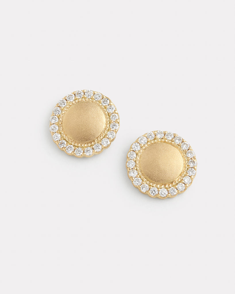 Diamond Edge Disc Stud