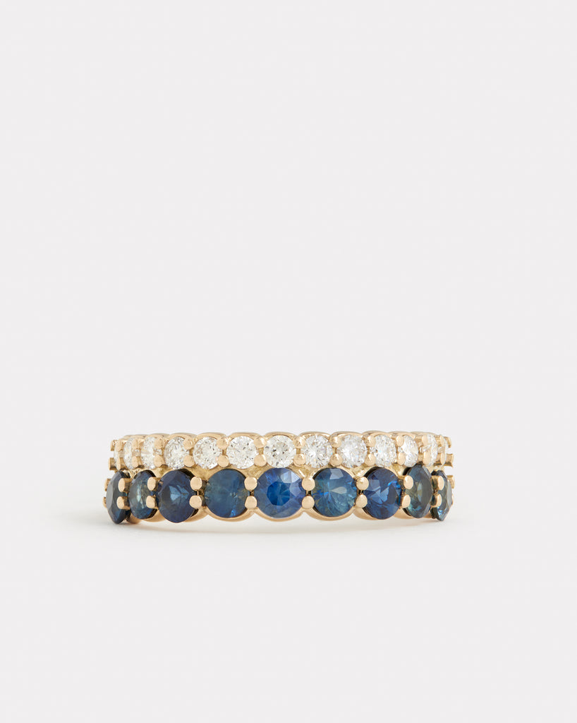 Sapphire and Diamond Band