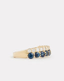 Sapphire and Diamond Band