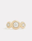 Round Edge Diamond Ring