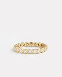 Linked Round Diamond Band