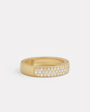 Band with Pave Diamonds