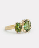 Green Tourmaline Oval Ring