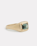 Emerald Cut Tourmaline Ring