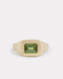 Emerald Cut Tourmaline Ring