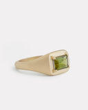 Emerald Cut Tourmaline Ring