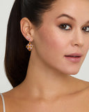 Floral Tourmaline Earring