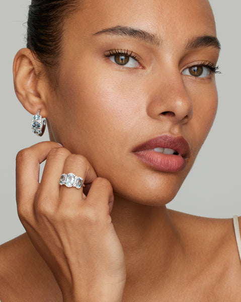 Aquamarine Oval Ring