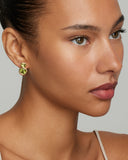 Oval and Round Earring with Peridot