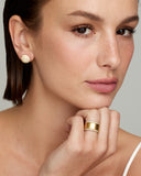 Diamond Edged Wide Band