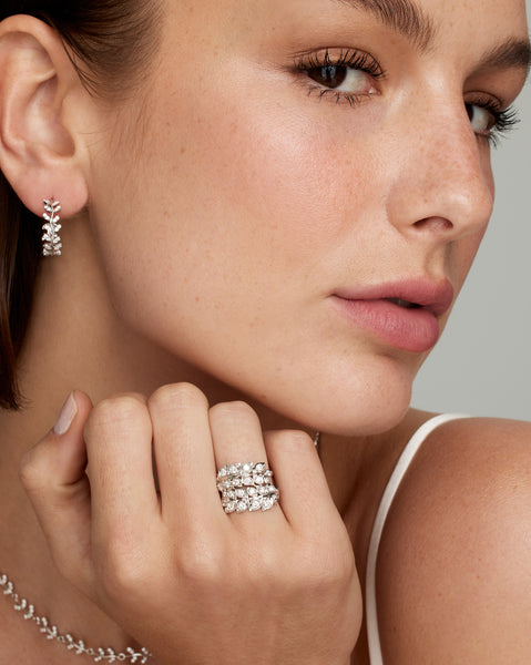 Wrapped Vine Ring with Diamonds