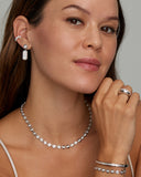 Domed Ring with Diamonds