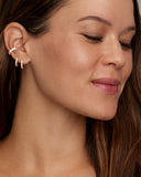 Small Diamond Hoops