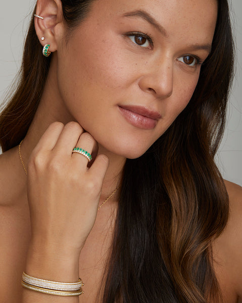 Emerald and Diamond Band