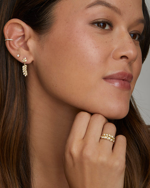 Vine Ring with Diamonds