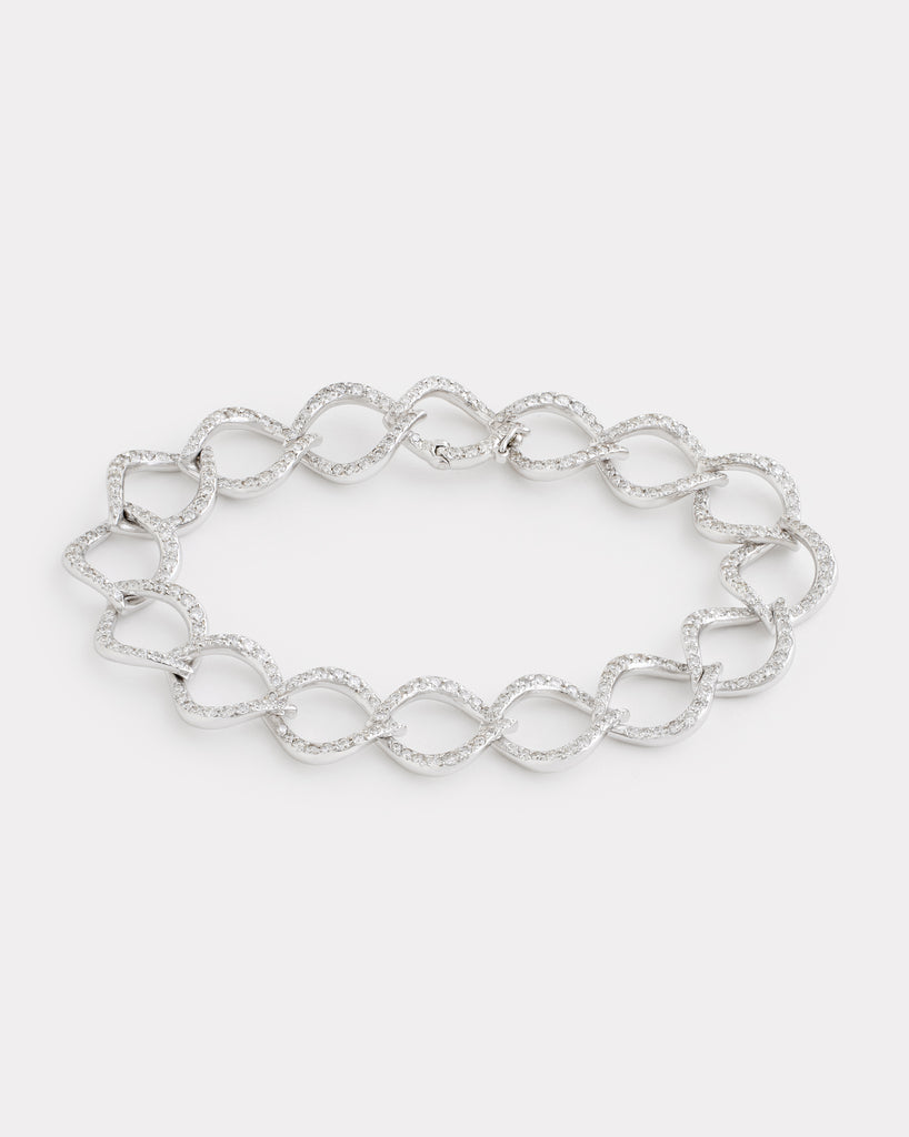 Aladdin Pave Link Bracelet