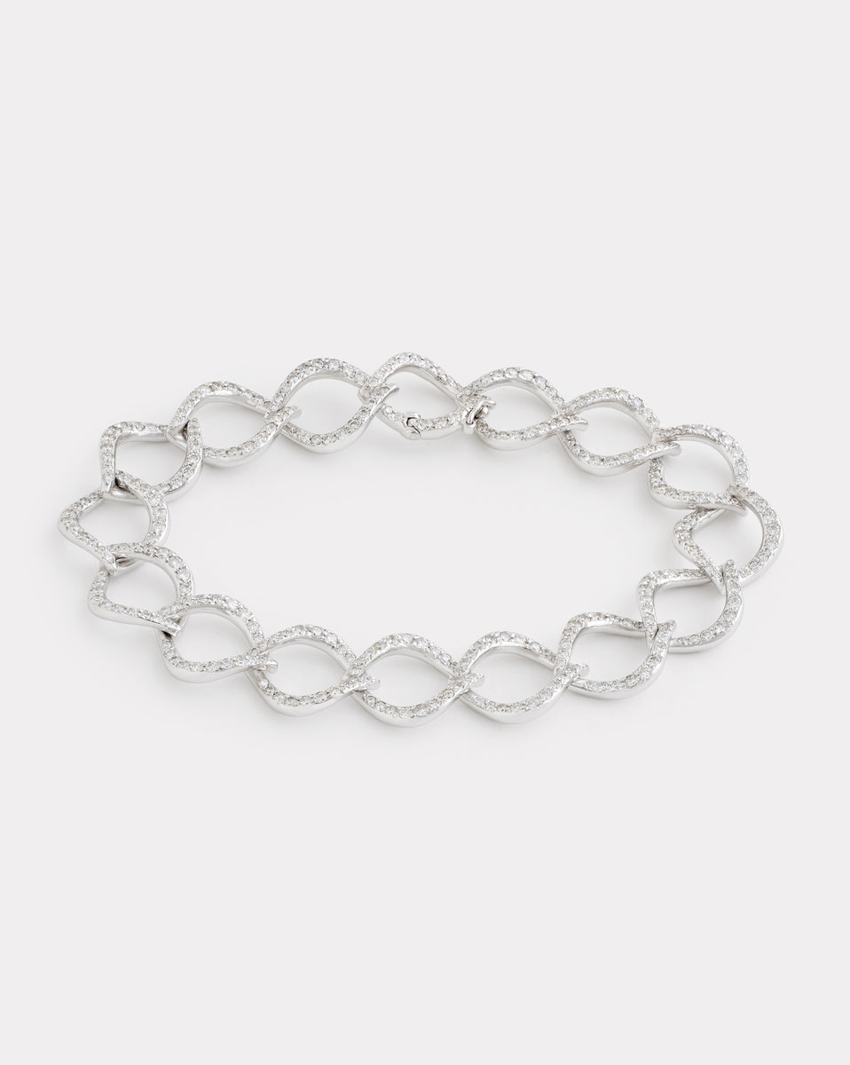 Aladdin Pave Link Bracelet