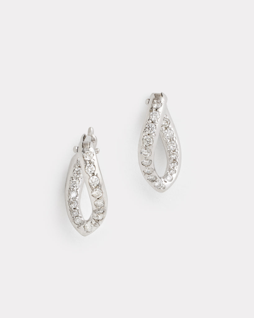 Aladdin Hoops with Diamonds