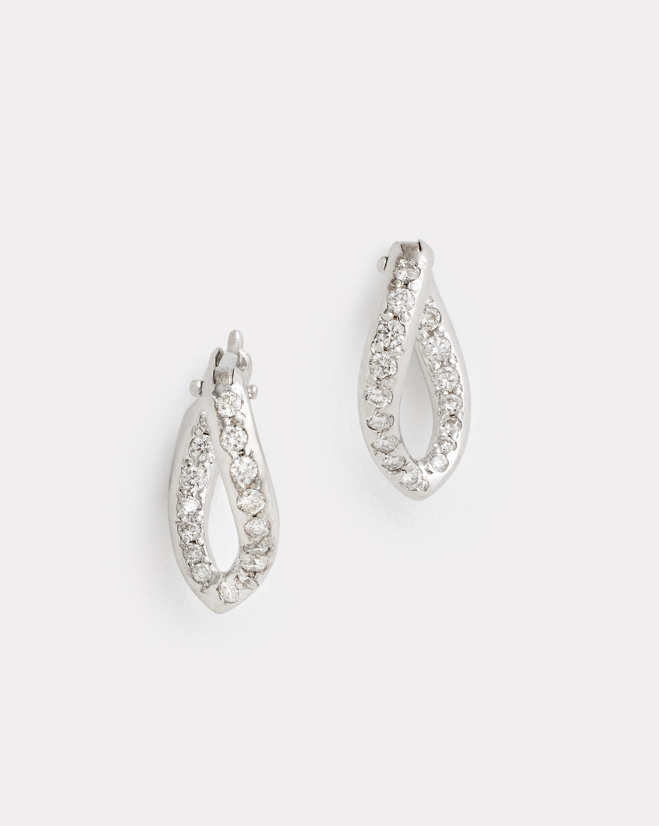 Aladdin Hoops with Diamonds