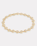 Round Edge Diamond Bracelet