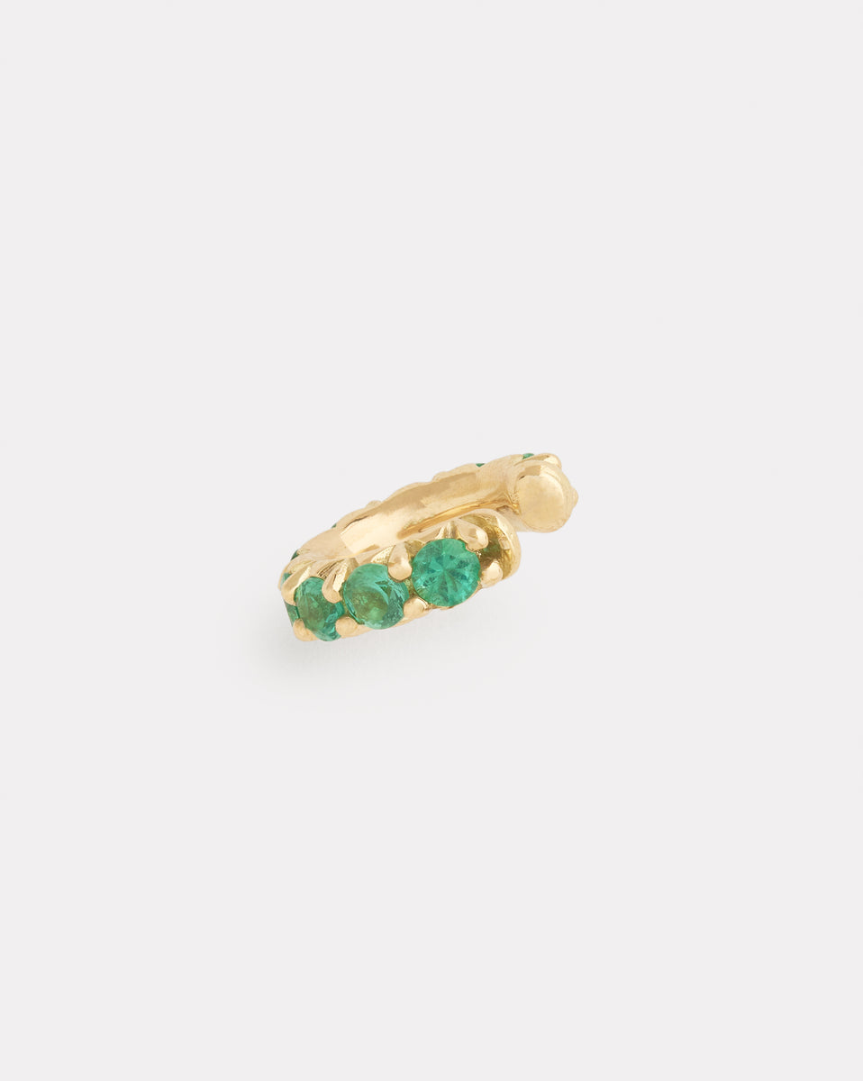 Emerald Ear Cuff