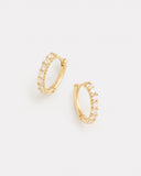 Small Diamond Hoops