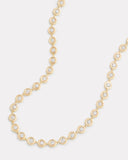 Round Edge Diamond Necklace