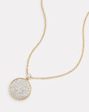 Scattered Diamond Pendant Necklace