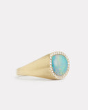 Bisou Ring with Opal
