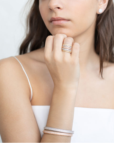 Stackable Diamond Rings