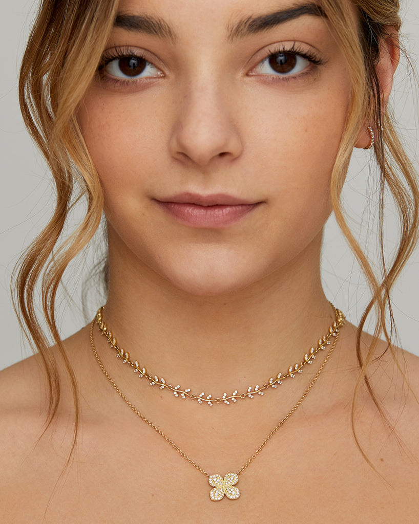 Dainty Pearl Choker Layered choker Necklace minimalist gold choker Pea–  LillaDesigns