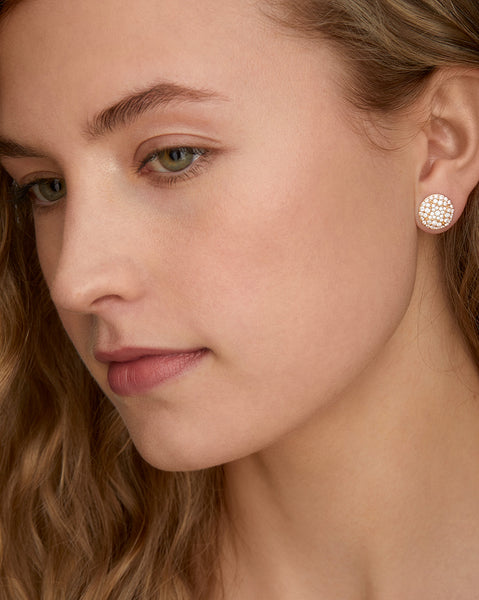 Aladdin Studs with Diamonds