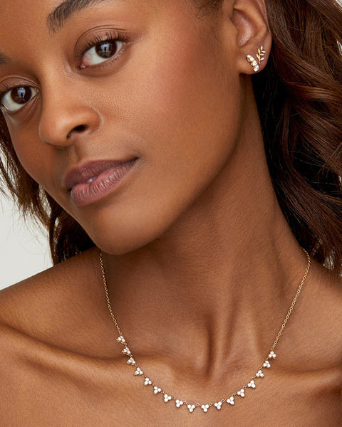 Diamond Cluster Necklace