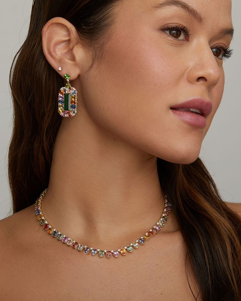 Multi Sapphire Necklace | jon-F